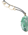 Sea Moss Variscite Vanity Necklace-Hannah Blount Jewelry