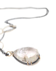 Crystalline Aura Enhydro Quartz Vanity Necklace-Hannah Blount Jewelry