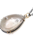 Crystalline Aura Enhydro Quartz Vanity Necklace-Hannah Blount Jewelry