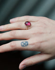 Berry Tourmaline Vanity Ring-Hannah Blount Jewelry
