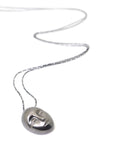 Grand Grey Lady Cameo Necklace-Hannah Blount Jewelry
