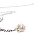 Grand Baroque Pearl Ruthie B. Necklace with Barnacles-Hannah Blount Jewelry