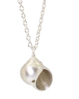Large Moon Snail Shell Ruthie B. Necklace-Hannah Blount Jewelry