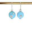Turquoise Buoy Ruthie B. Earrings-Hannah Blount Jewelry
