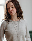 Medium Skate Egg Case Ruthie B. Necklace with Barnacles-Hannah Blount Jewelry
