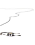 Medium Skate Egg Case Ruthie B. Necklace with Barnacles-Hannah Blount Jewelry