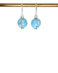 Turquoise Buoy Ruthie B. Earrings-Hannah Blount Jewelry