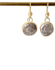 Ancient Sisters of Medusa Coin Cameo Earrings-Hannah Blount Jewelry