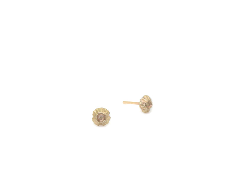 Barnacle Studs in 14k gold-Hannah Blount Jewelry