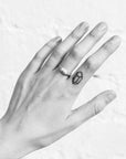 Medium Grey Lady Cameo Ring-Hannah Blount Jewelry