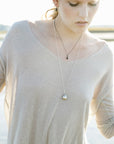 Speckled Egg Necklace-Hannah Blount Jewelry