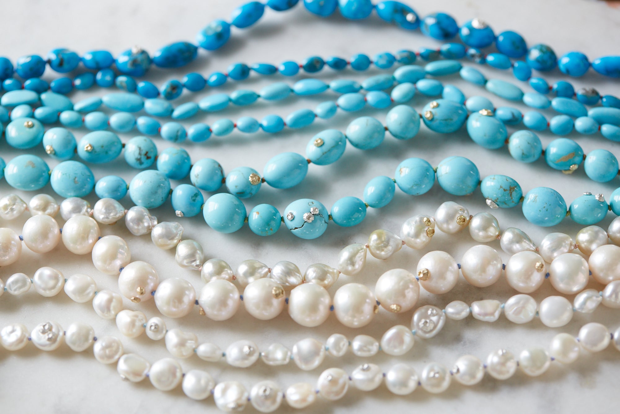 hbj strand necklaces