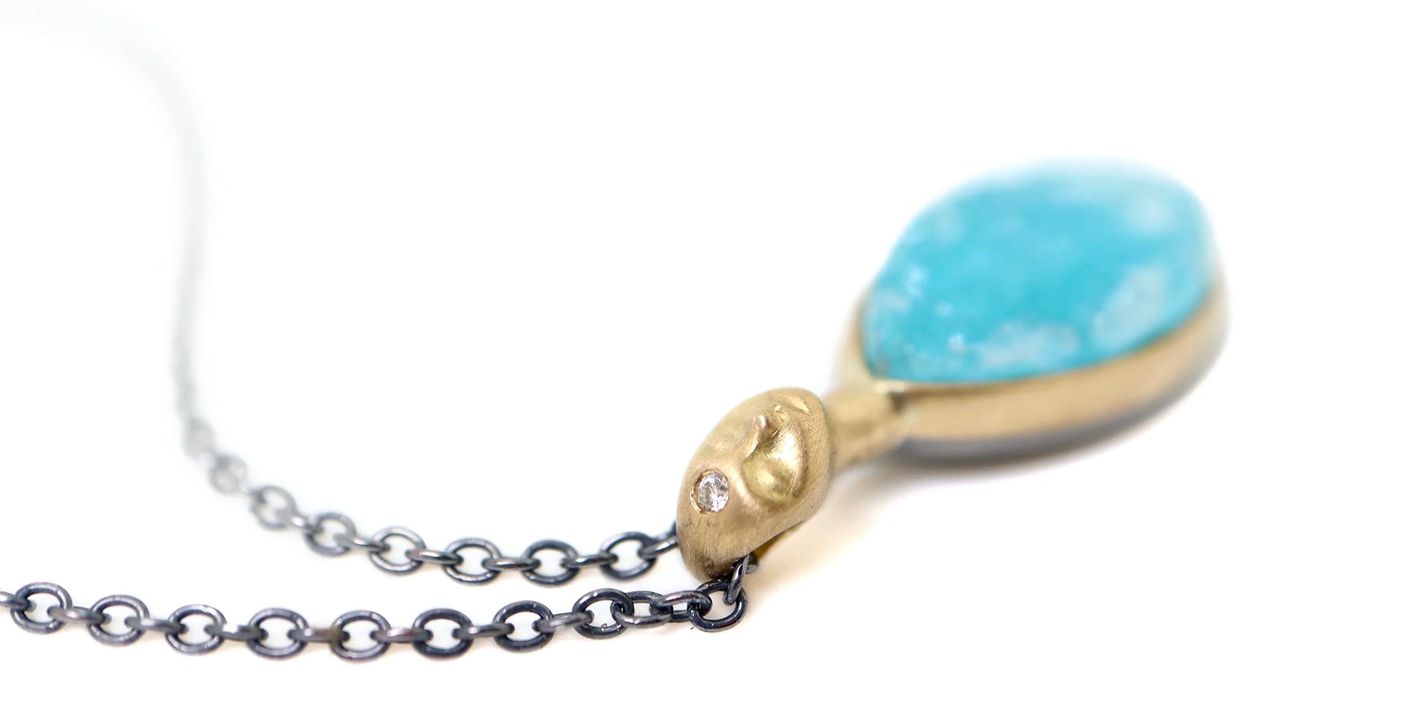 The Making of a Chrysocolla Cameo Lady