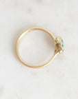 Azure Aquamarine Ruthie B. Ring