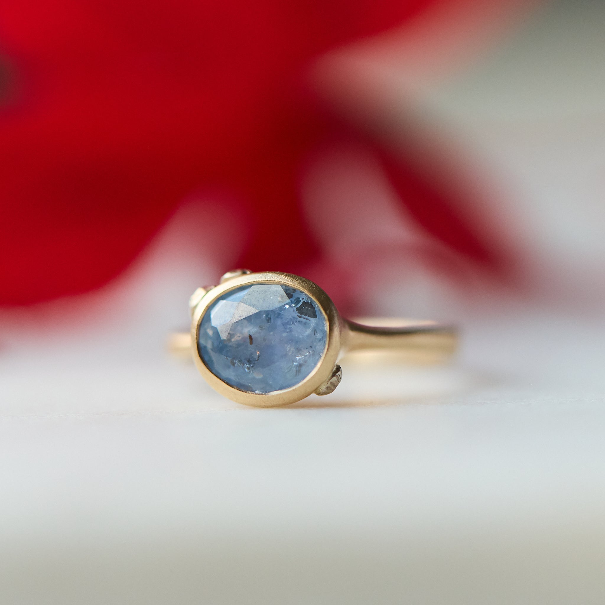Blue Thistle Montana Sapphire Ruthie B. Ring
