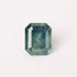 Faceted gemstone on a white background