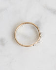 curved gold barnacle bad with platinum barnacles