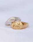 Grey Lady Cameo Ring in Gold