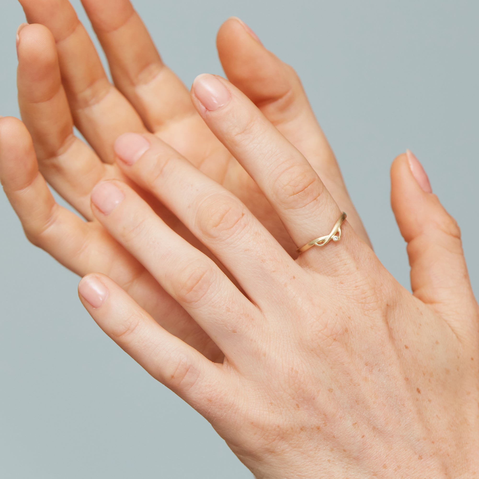 Small branch waiting ring by Hannah Blount