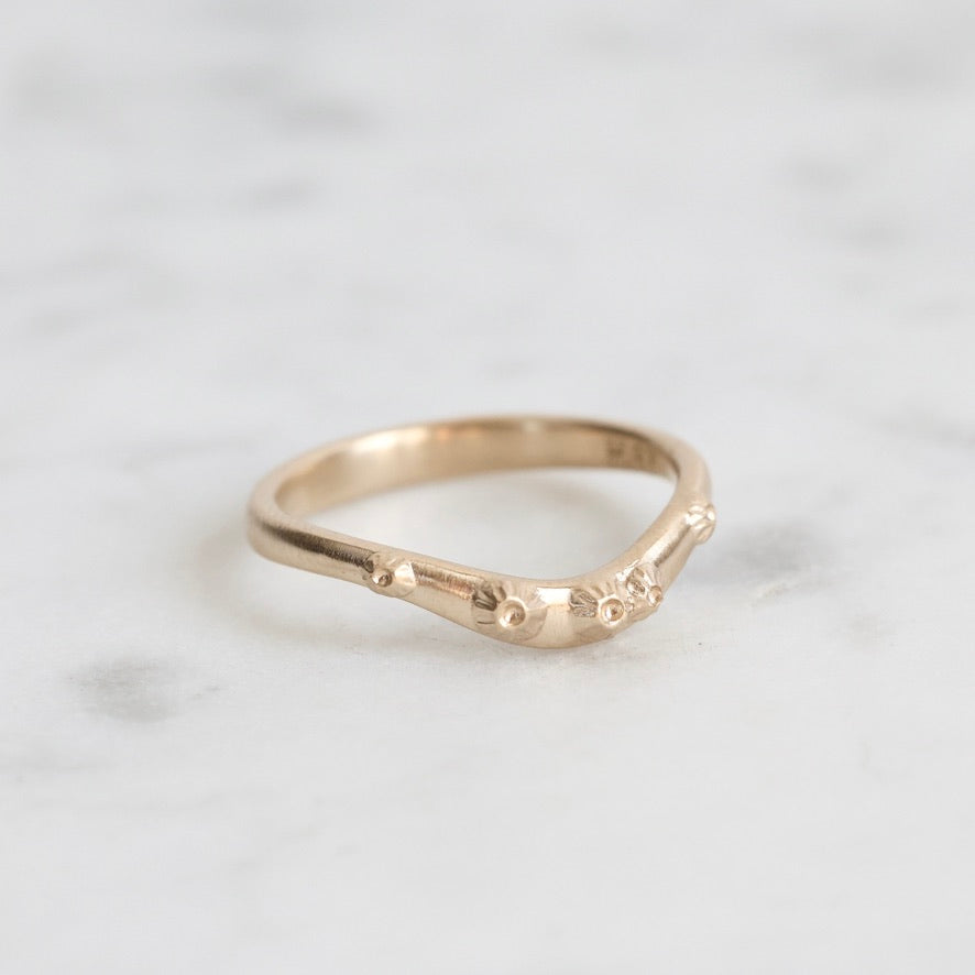 curved gold 