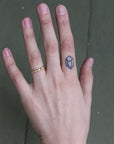 Barnacle Band in 14k Gold with 14k barnacles on hand 