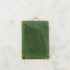 Large green rectangular stone pendant 