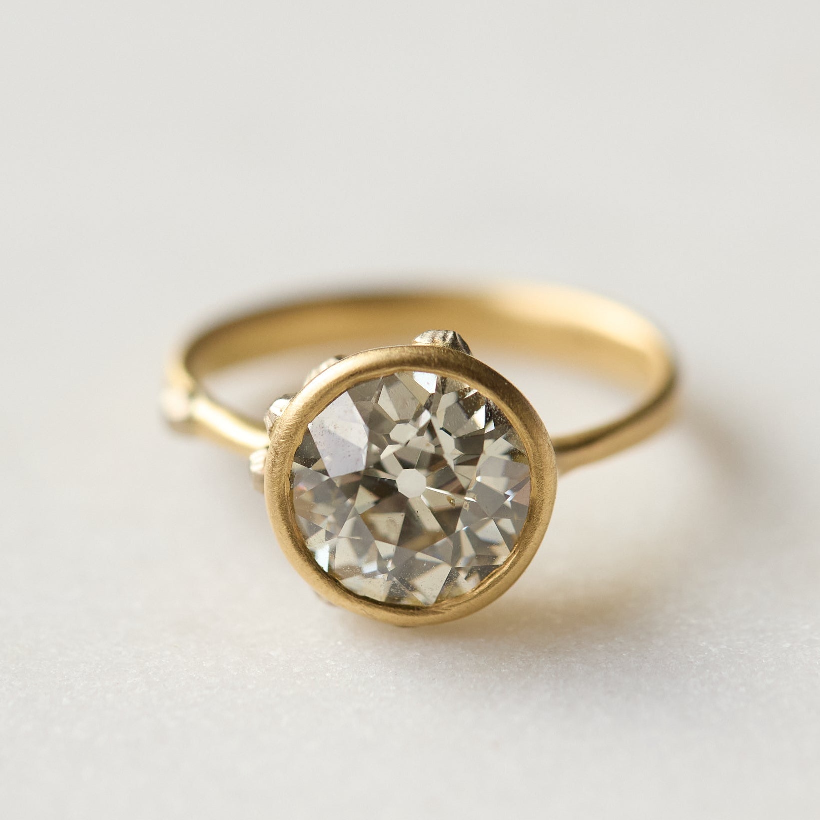 Ocean's Treasure Diamond Ruthie B. Ring with Barnacles