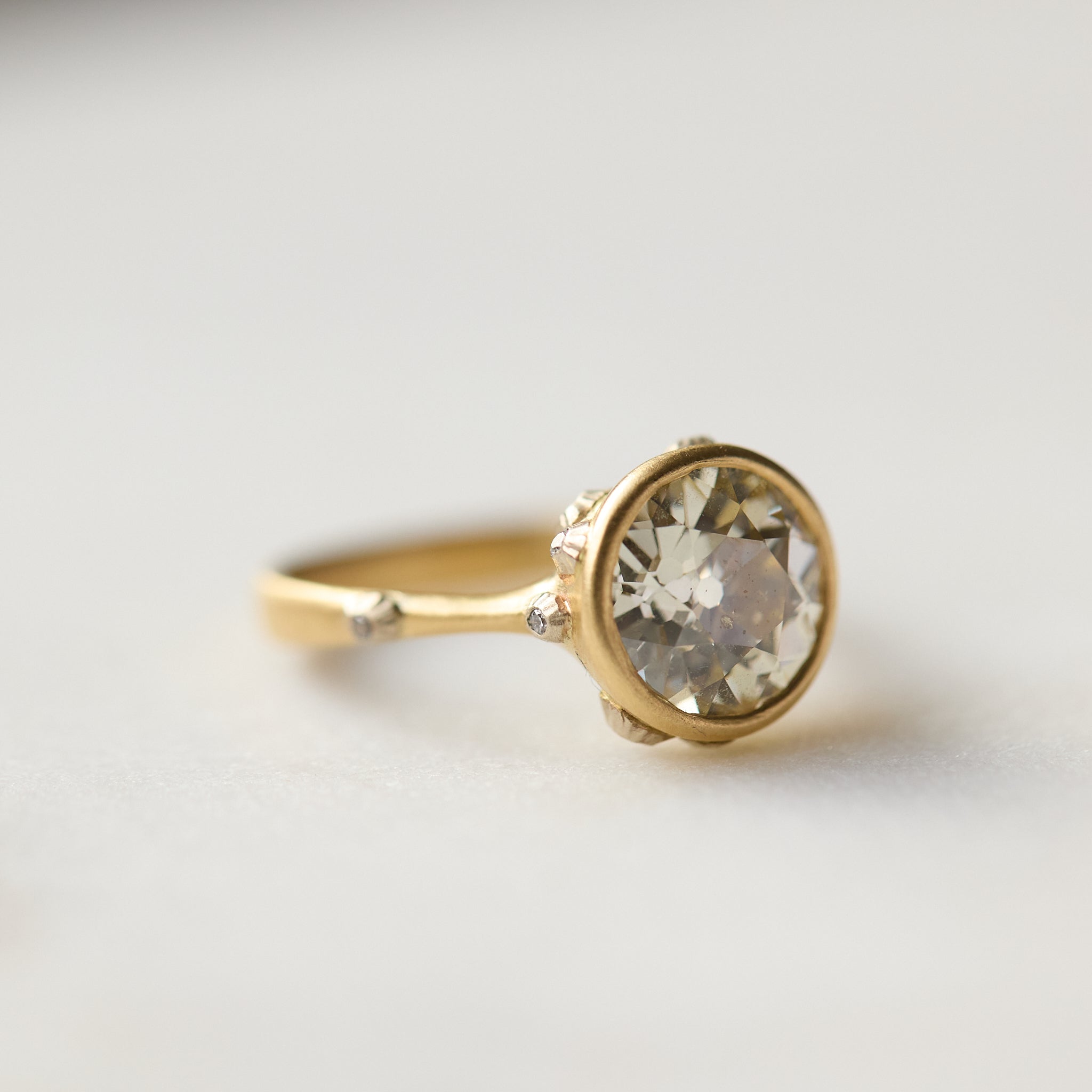 Ocean's Treasure Diamond Ruthie B. Ring with Barnacles