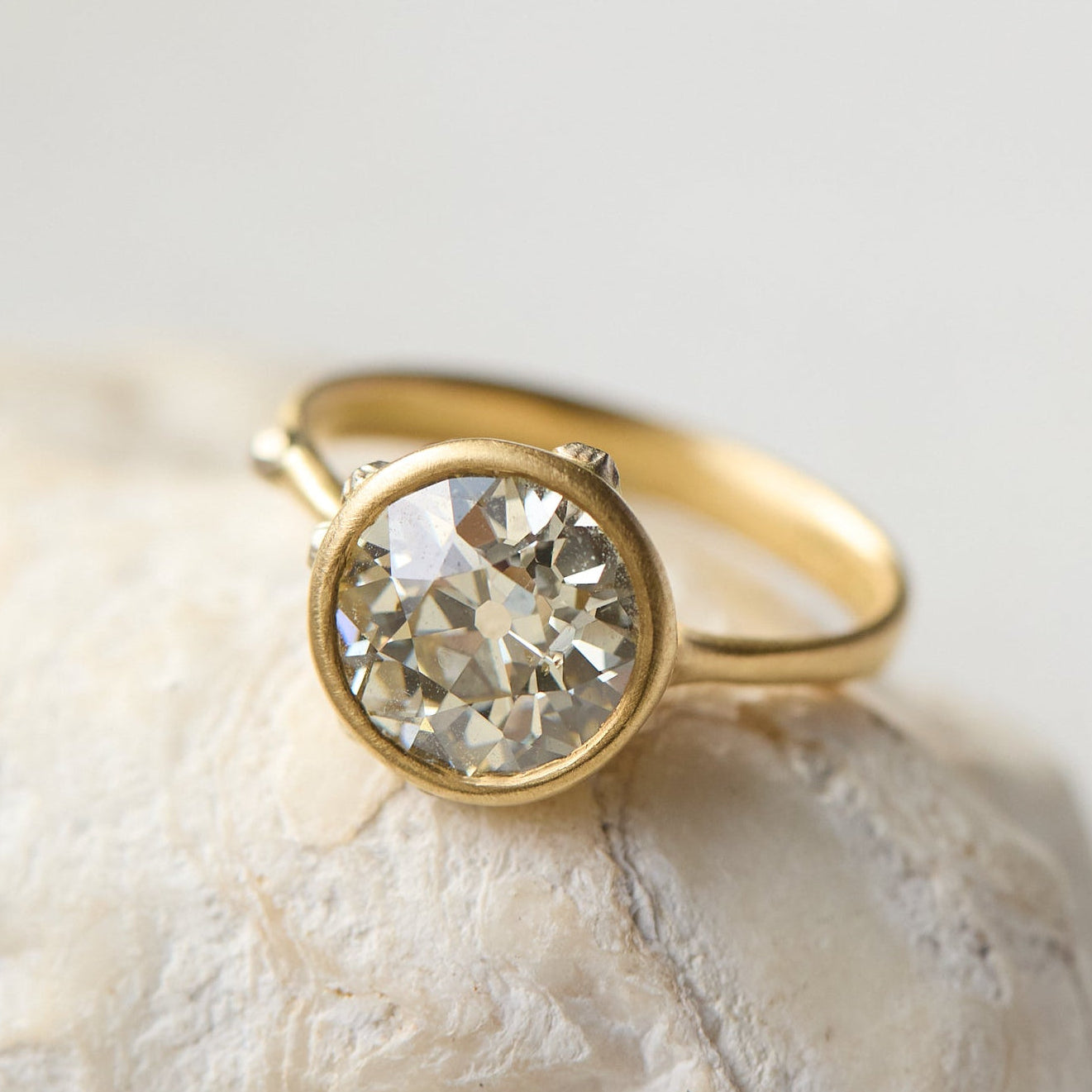 Ocean's Treasure Diamond Ruthie B. Ring with Barnacles