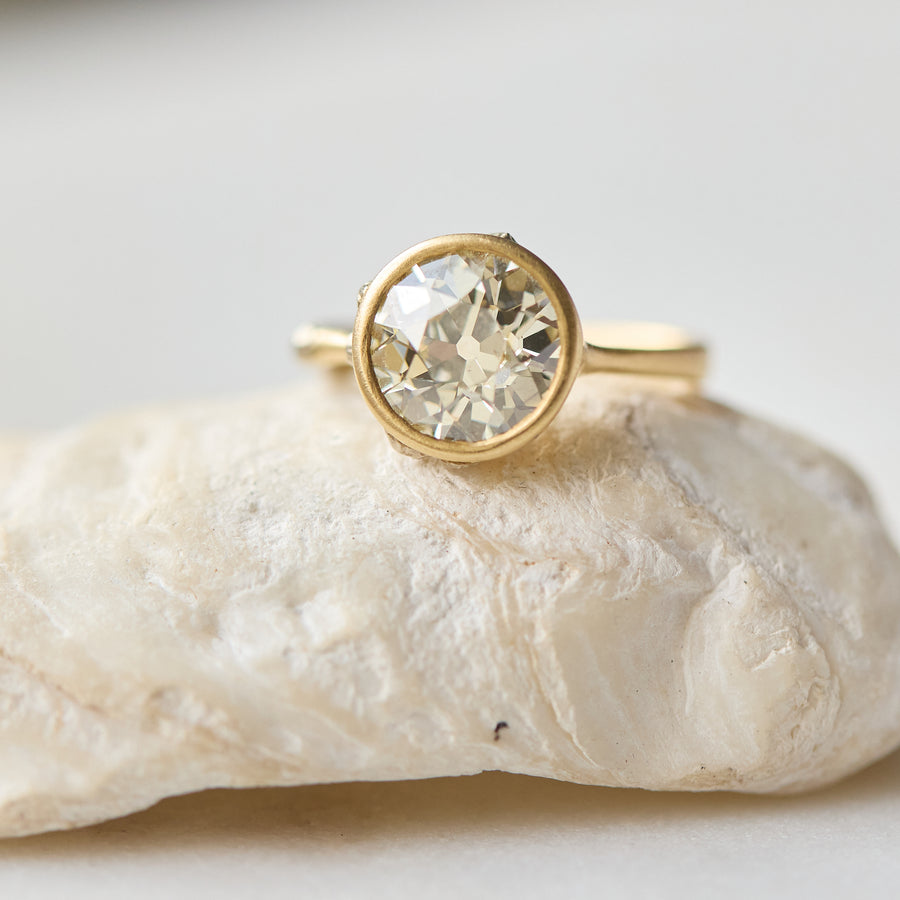 Ocean's Treasure Diamond Ruthie B. Ring with Barnacles