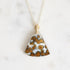 Figurehead pendant with colorful stone