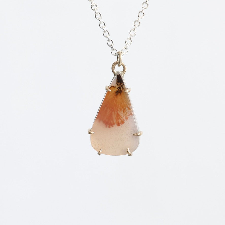 Unique shaped stone pendant