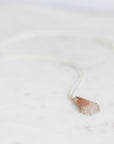 uniquely shaped and colored stone necklace