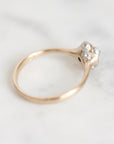 Ring from behind with platinum barnacles. 