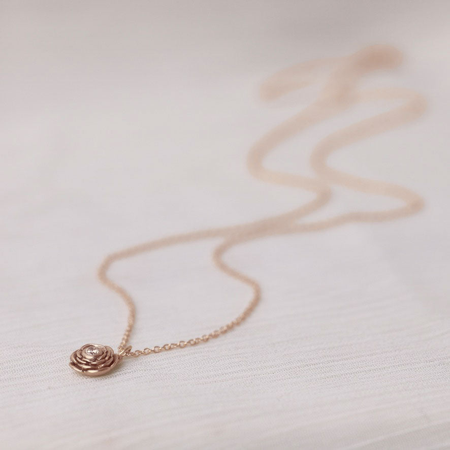Rose Garden Necklace in Rose Gold