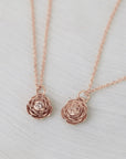 Rose Garden Necklace in Rose Gold