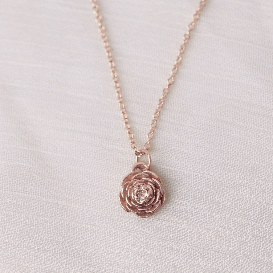 Rose Garden Necklace in Rose Gold