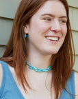 Tidal Pathway Turquoise Ruthie B. Necklace