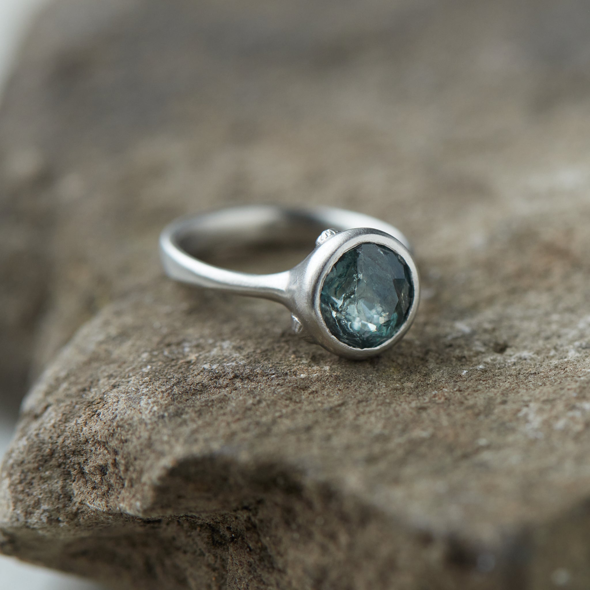 Tempest Montana Sapphire + Diamond Ruthie B. Ring