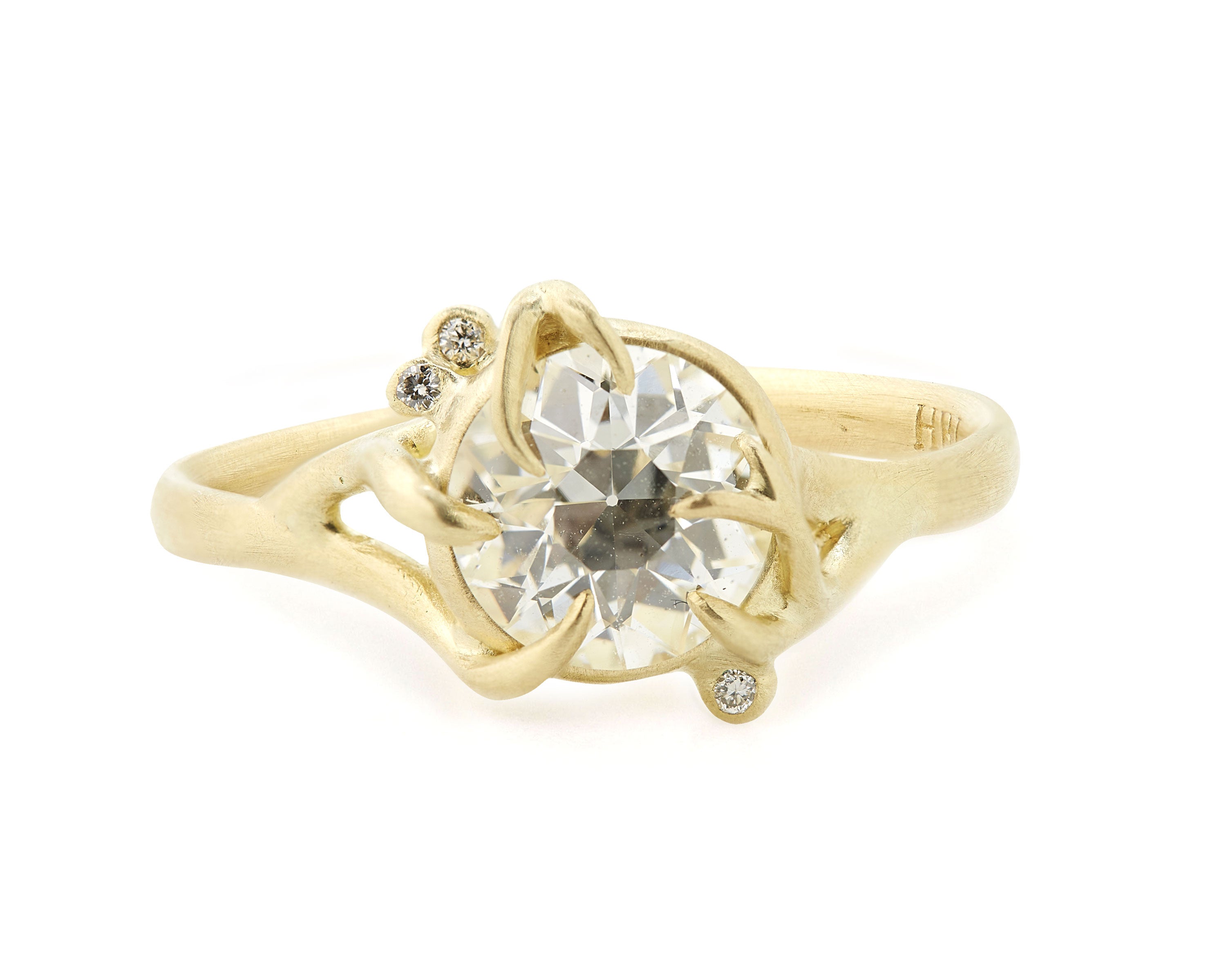 Columba Diamond Branch Waiting Ring-Hannah Blount Jewelry