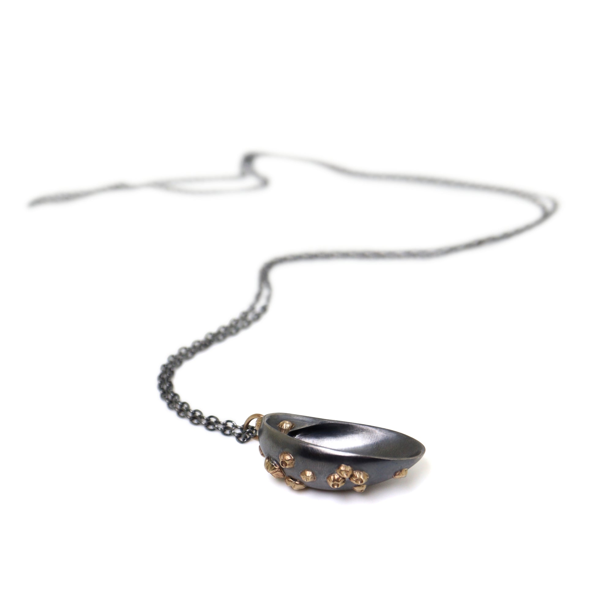 Shell necklace with barnacles - Hannah Blount