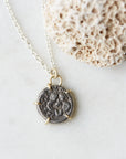 Ancient Herstory Medusa Coin Vanity Necklace