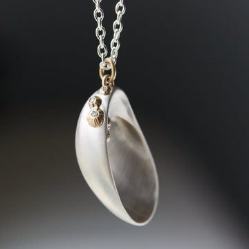 Slipper shell necklace with barnacles - Hannah Blount