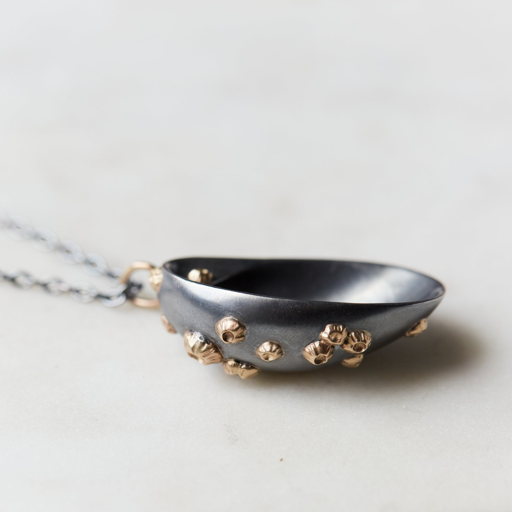 Shell necklace with barnacles - Hannah Blount