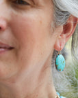Moonlit Kingman Turquoise Vanity Earrings