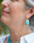 Moonlit Kingman Turquoise Vanity Earrings