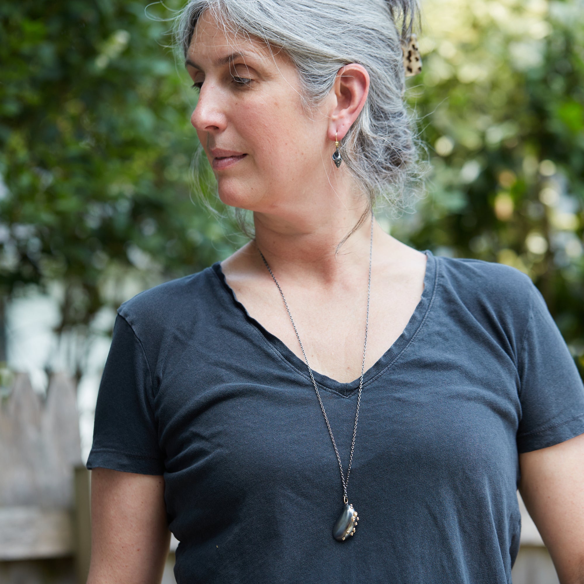 Shell necklace with barnacles - Hannah Blount