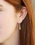 Sandstorm Labradorite Cameo Figurehead Earrings