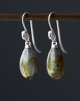 Sandstorm Labradorite Cameo Figurehead Earrings