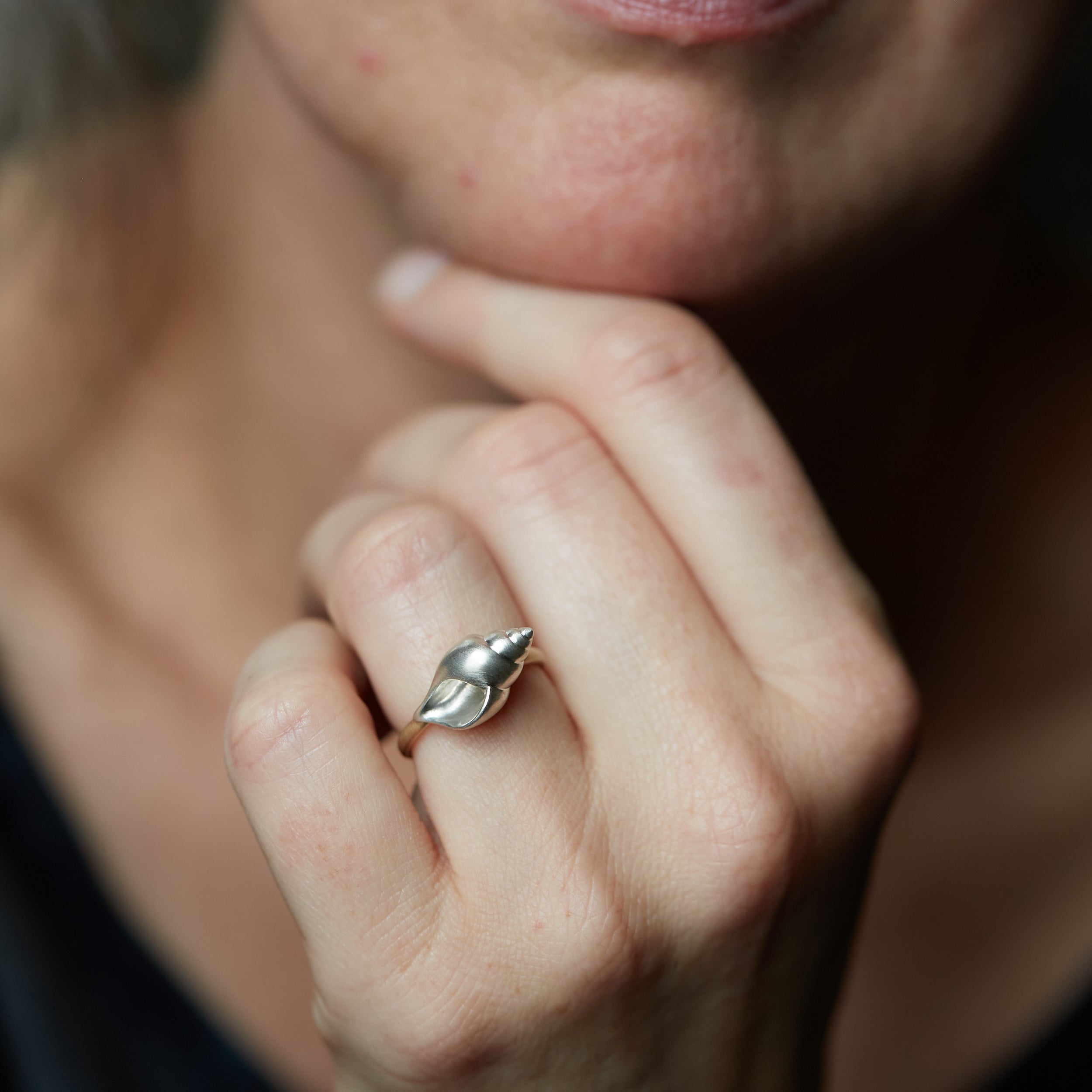 Shell jewelry - silver and gold - Hannah Blount